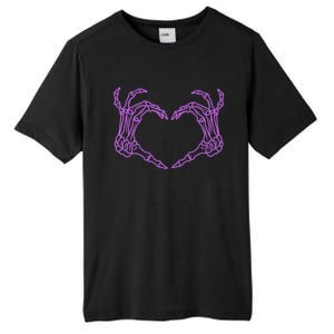 Funny Skeleton Heart Hands Bones Love Costume Halloween Cute Gift Tall Fusion ChromaSoft Performance T-Shirt