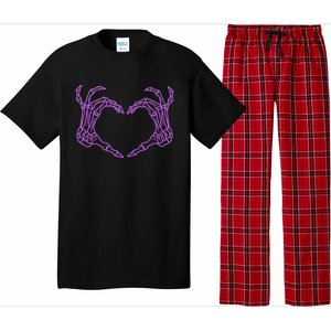 Funny Skeleton Heart Hands Bones Love Costume Halloween Cute Gift Pajama Set