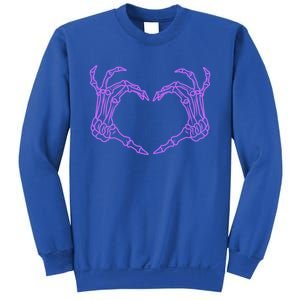 Funny Skeleton Heart Hands Bones Love Costume Halloween Cute Gift Sweatshirt