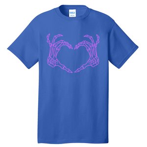 Funny Skeleton Heart Hands Bones Love Costume Halloween Cute Gift Tall T-Shirt