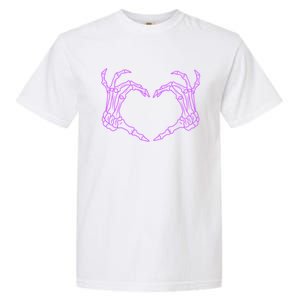 Funny Skeleton Heart Hands Bones Love Costume Halloween Cute Gift Garment-Dyed Heavyweight T-Shirt