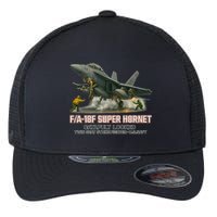 F/A-18F Super Hornet Catapult Locked Twin Seat Strike Fighter Flexfit Unipanel Trucker Cap