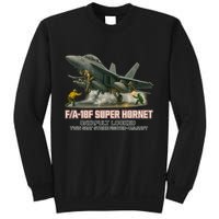 F/A-18F Super Hornet Catapult Locked Twin Seat Strike Fighter Sweatshirt
