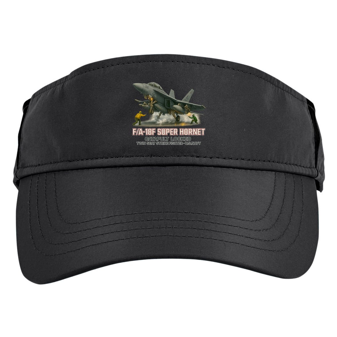 F/A-18F Super Hornet Catapult Locked Twin Seat Strike Fighter Adult Drive Performance Visor