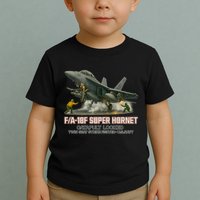 F/A-18F Super Hornet Catapult Locked Twin Seat Strike Fighter Toddler T-Shirt