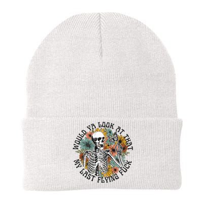 Funny Skeleton Hallowen Knit Cap Winter Beanie