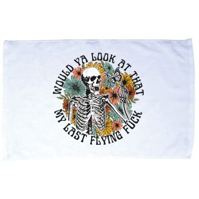 Funny Skeleton Hallowen Microfiber Hand Towel