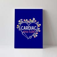 Floral Stethoscope Heart Nursing Cardiac Nurse Gift Canvas