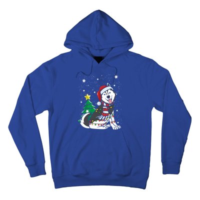 Funny Siberian Husky Christmas Dog Lover Gift Hoodie