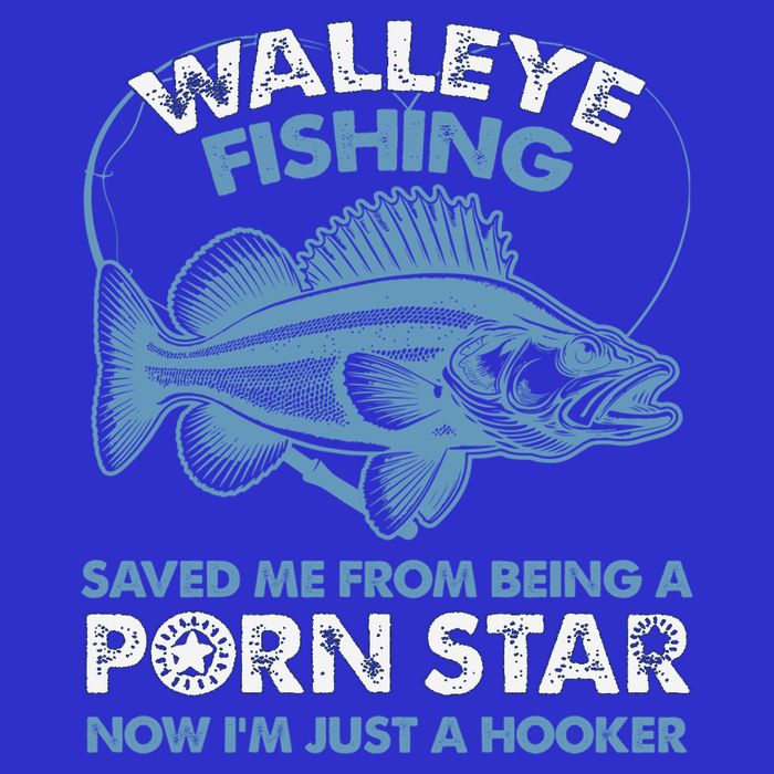 Fishing Saved Hooker Star Fisher Fish Walleye Gift 16 in Basic Backpack
