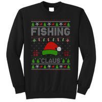 Festive Santa Hat Christmas Light Fishing Claus for Ugly Xmas  Sweatshirt