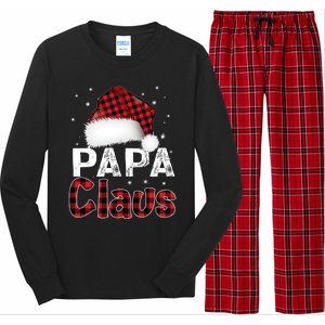 Fun Santa Hat Christmas Costume Family Matching Papa Claus Cute Gift Long Sleeve Pajama Set