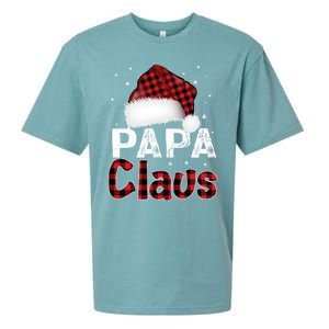 Fun Santa Hat Christmas Costume Family Matching Papa Claus Cute Gift Sueded Cloud Jersey T-Shirt