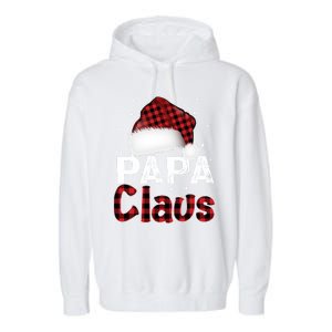 Fun Santa Hat Christmas Costume Family Matching Papa Claus Cute Gift Garment-Dyed Fleece Hoodie