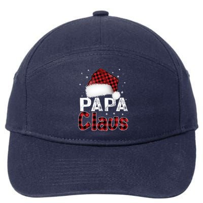 Fun Santa Hat Christmas Costume Family Matching Papa Claus Great Gift 7-Panel Snapback Hat