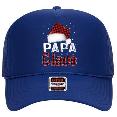 Fun Santa Hat Christmas Costume Family Matching Papa Claus Great Gift High Crown Mesh Back Trucker Hat