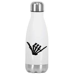 Funny Skeleton Hands Heart Sign Retro Costume Halloween Cute Gift Stainless Steel Insulated Water Bottle