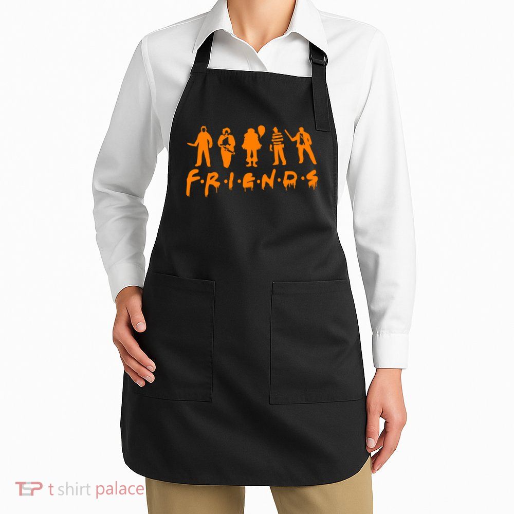 Friends Scary Horror Halloween Apron
