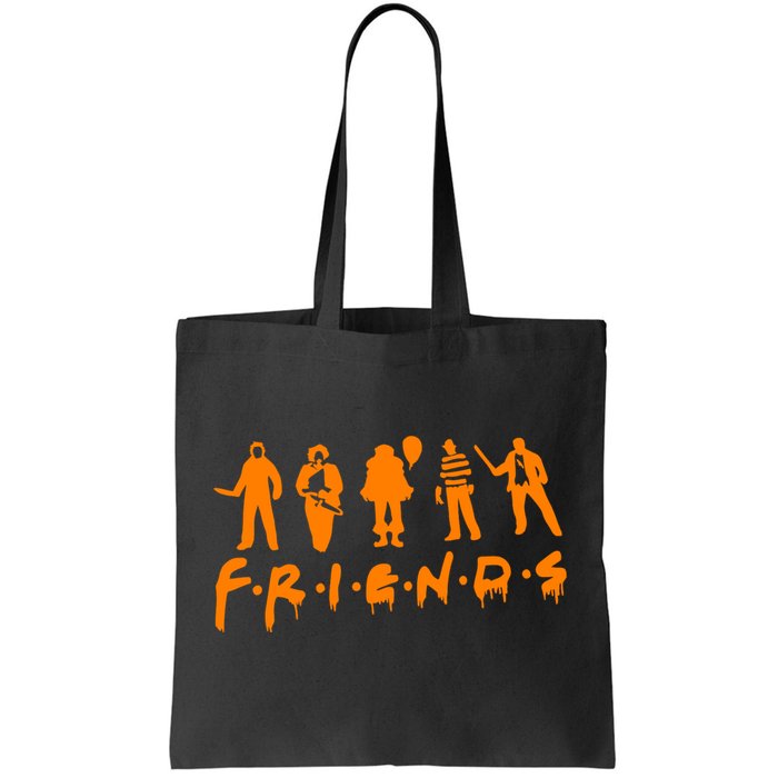 Friends Scary Horror Halloween Tote Bag