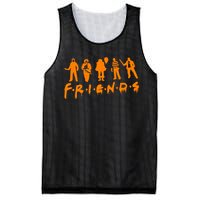 Friends Scary Horror Halloween Mesh Reversible Basketball Jersey Tank