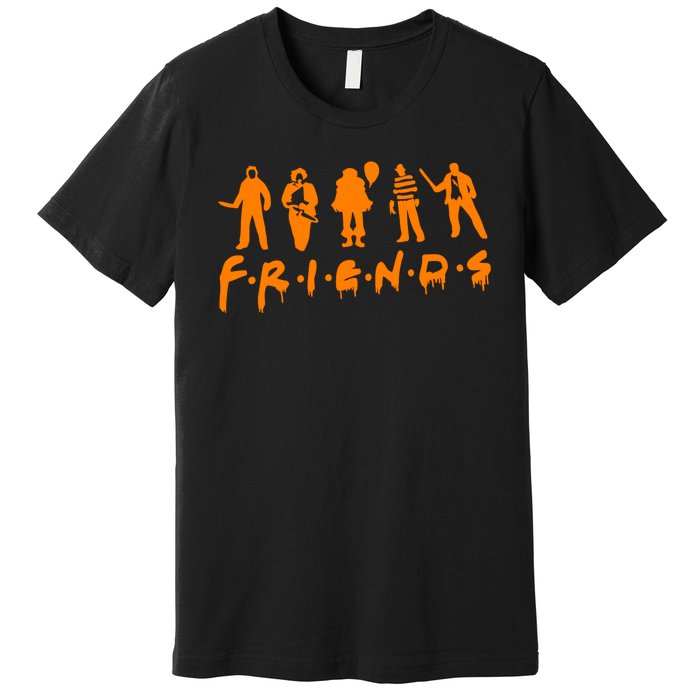 Friends Scary Horror Halloween Premium T-Shirt