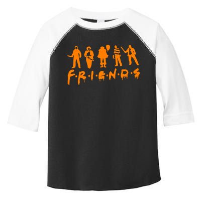 Friends Scary Horror Halloween Toddler Fine Jersey T-Shirt