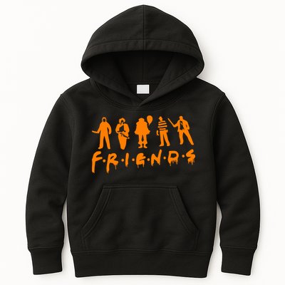 Friends Scary Horror Halloween Kids Hoodie