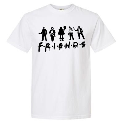 Friends Scary Horror Halloween Garment-Dyed Heavyweight T-Shirt