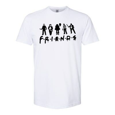 Friends Scary Horror Halloween Softstyle CVC T-Shirt