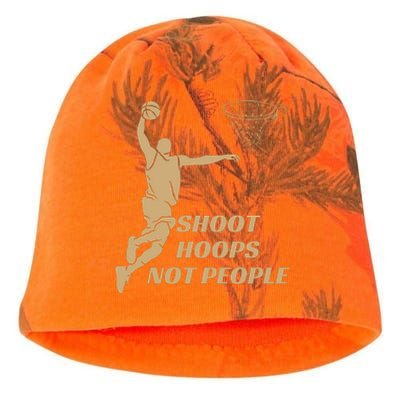 Funny Shoot Hoops Not People Kati - Camo Knit Beanie