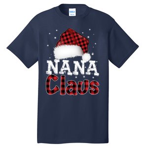 Fun Santa Hat Christmas Costume Family Matching Mama Claus Tall T-Shirt