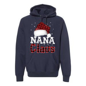 Fun Santa Hat Christmas Costume Family Matching Mama Claus Premium Hoodie