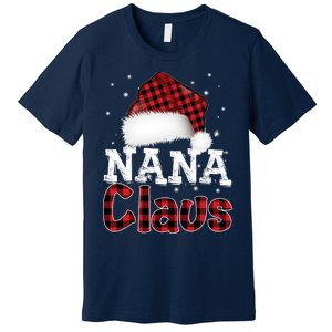 Fun Santa Hat Christmas Costume Family Matching Mama Claus Premium T-Shirt