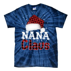 Fun Santa Hat Christmas Costume Family Matching Mama Claus Tie-Dye T-Shirt