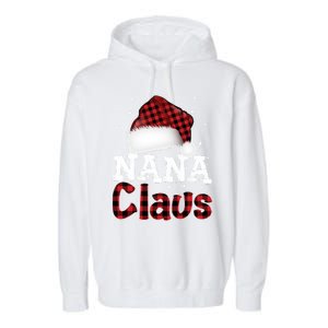 Fun Santa Hat Christmas Costume Family Matching Mama Claus Garment-Dyed Fleece Hoodie