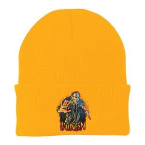 Funny Scary Halloween Jason Knit Cap Winter Beanie