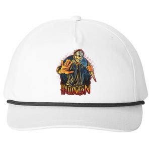 Funny Scary Halloween Jason Snapback Five-Panel Rope Hat