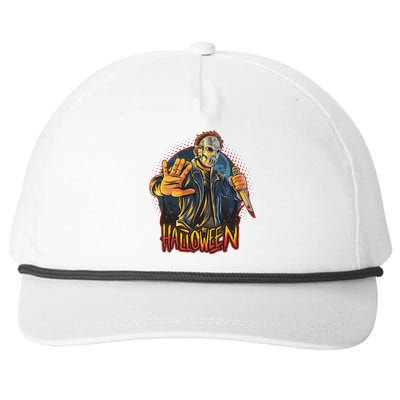 Funny Scary Halloween Jason Snapback Five-Panel Rope Hat