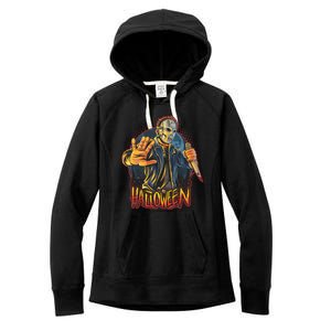 Funny Scary Halloween Jason Women's Fleece Hoodie