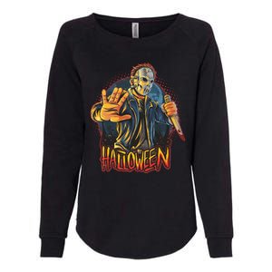 Funny Scary Halloween Jason Womens California Wash Sweatshirt