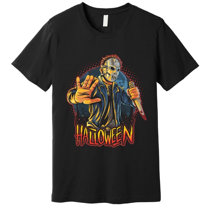 Funny Scary Halloween Jason Premium T-Shirt