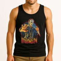 Funny Scary Halloween Jason Tank Top