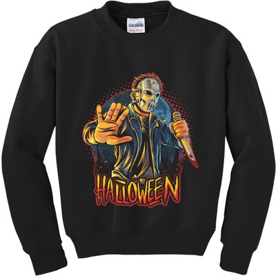 Funny Scary Halloween Jason Kids Sweatshirt
