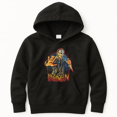 Funny Scary Halloween Jason Kids Hoodie