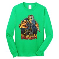 Funny Scary Halloween Jason Long Sleeve Shirt
