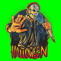 Funny Scary Halloween Jason Long Sleeve Shirt
