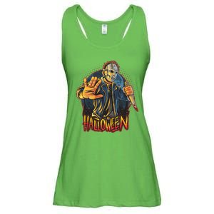 Funny Scary Halloween Jason Ladies Essential Flowy Tank