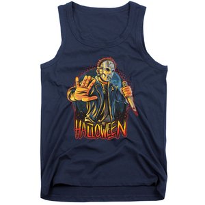 Funny Scary Halloween Jason Tank Top