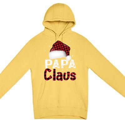 Fun Santa Hat Christmas Costume Family Matching Papa Claus Premium Pullover Hoodie