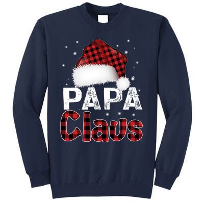 Fun Santa Hat Christmas Costume Family Matching Papa Claus Tall Sweatshirt